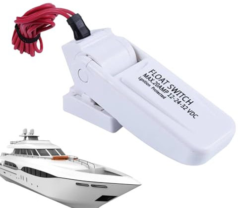 Automatische Taucher -Souffler -Pumpe einschließlich Boote, 12 V, 750 GPH, mit Schwimmerschalter, 19 mm Ausgangsdurchmesser (3/4 Zoll), Halterpumpen für dauerhafte Leistungsboote,ermöglicht es