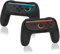2Pack Grips for Nintendo Switch 2 Joy Con, JoyCon Controller Grips Kit for Switch 2, Ergonomic Comfort Controller Handles, Hand Grip Holder Gaming Accessories for Nintendo Switch 2 Left Right Joy-Con