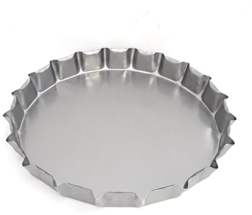 TEGLIA TEGAME PER FOCACCIA BARESE TONDA IN FERRO PER FORNO Ø 27 X 3,5 Cm