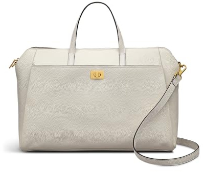 RADLEY London Brook Avenue Women's Leather Medium Ziptop Top Handle, Chalk