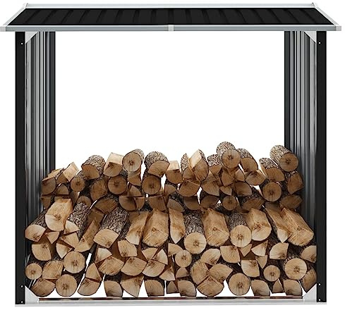 Holzhaus Lagerhaus Stahl verzinkt 172x91x154cm anthrazit