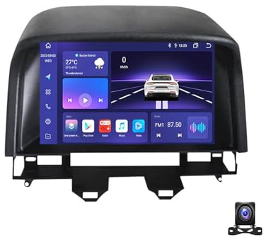 DXSYGMBN Android 13 Radio Coche 9 Pulgadas Pantalla Táctil para Mazda 6 2002~2008 Autoradio Bluetooth 2DIN con Carplay+Auto Navigation/FM/USB, Apoyo Mandos Volante,8 Core m800s 8g+256g