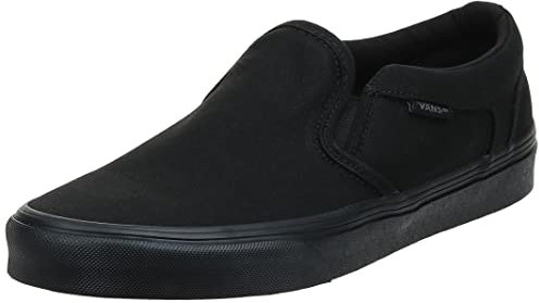 Vans Asher, Sneaker, Uomo, Canvas Black/Black, 41 EU