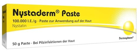 Nystaderm, Paste, für Windeldermatitis, Nystatin, 50g | Windeldermatitis, Nystatin, Paste, Packungsgröße: 50g