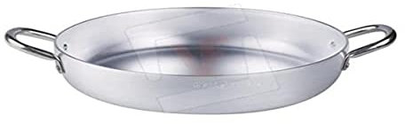 Pentole Agnelli PCMX01026 Tegame Alluminio 2 Maniglie, Inox, 26 cm