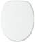Sanilo Soft Close Toilet Seat, Wide Choice of Monochrome Toilet Seats, Stable Hinges, Easy to Mount (White)
