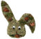 Türkranz Wandkranz Hasenkopf aus Naturmaterial ca. 32 cm Frühling - Ostern - Willkommensgruß 442-L
