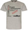 Projekt Schwimmweste U-Boot Rakete Marine Geheim Waffe - T Shirt #18497, Größe:XXL, Farbe:Grau