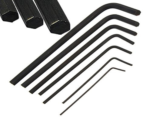 Winwill Kit de clés Allen hexagonales 7 0,7 mm-3 mm