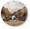 Modern Wanduhr Kanal Fahrräder Amsterdam Zentrum 40x40cm Rund Groß Wand Uhr Glas Analog Zimmeruhren Küche Büro Wohnzimmer Glasuhr Wall Clock Dekoration Design Wanddekoration Küchenuhr C3AR40x40-2971