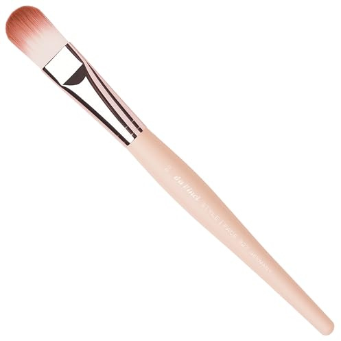 da Vinci, STYLE Foundationpinsel, Gr. 20, vegane Kunstfasern, präzises Auftragen & Verblenden, für flüssige & cremige Foundation, ebenmäßiger & natürlicher Teint, Made in Germany