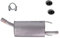 BESTPRICE Auspuff Schalldämpfer Set 1x Endschalldämpfer, mit Montagematerial Kompatibel mit OPEL CORSA B (S93)