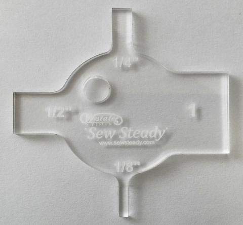 Westalee Design Acrylic Spacing Gauge for 1/8, 1/4, 1/2, and 1 Spaces