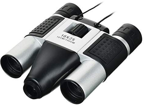 BINOCOLO FOTOCAMERA DIGITALE TELESCOPIO TF MICROSD 10X25 DT08 1.3MP CMOS