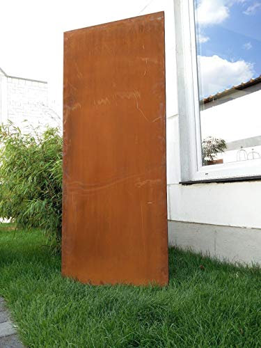 Zen Metal Rust Garden Privacy Screen, Fence Panel 1 mm x 75 x 150 cm