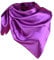 YOFASEN Hijab Kopftuch für Damen - 1 Stück Einfarbig Satin Muslimische Islamische Kopfbedeckung Frauen Gesichtsschleier Schal Turban 90x90 cm, Violett