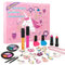 MJartoria Adventskalender Make-up 2024 für Mädchen Weihnachten Countdown Adventskalender für Mädchen, Frauen, Teenager Kinder Beauty Make-up Lippenstift, Schmetterling Schmuck