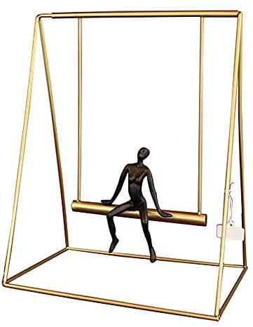 FSCLJ Moderne Statue, Abstrakte Charakter Handwerk, Dekoration Schaukel Skulptur, Geeignet FüR Wohnzimmer, BüRo, Studie, Geschenke