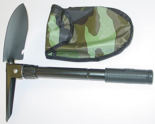 Campingspaten, Klappspaten , Tasche, Kompass, Multifunktionsspaten, AS133