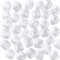 Lot de 20 glaçons réutilisables en plastique sans BPA, refroidit les boissons sans dilution, faux glaçons lavables pour cocktails, vin, bière ou café, faciles à utiliser