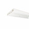 ourdeco® Vorhangschiene, Gardinenschiene weiß, 180 cm, 3-läufig