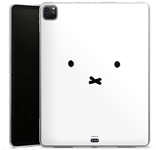 DeinDesign Silikon Hülle kompatibel mit Apple iPad Pro 12.9 (2020) Case Tablet Hülle Hase Miffy Dick Bruna