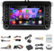 EC Breath Radio Coche 2 DIN para VW, 7 Pulgadas Pantalla Táctil con Bluetooth GPS Navigator Enlace Espejo Cámara Visión Trasera para VW Skoda Passat Touran Golf