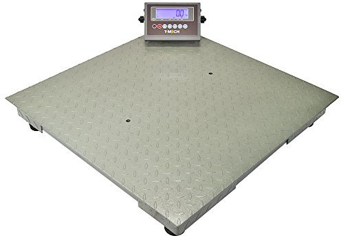Bilancia Industriale Con Piattaforma 80cm x 80cm Portata 3000kg & Display LCD - T-MECH