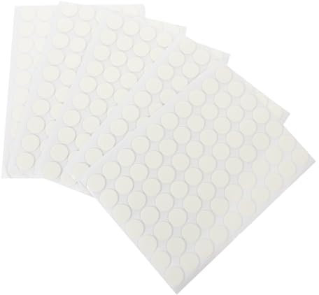 Lurrose 5 Blätter Klebepunkt Klebrige Foto-wandaufkleber Klare Punktaufkleber Klebefixierer Doppelseitig Spurloser Punktaufkleber Doppelseitiges Klebeband Punkt Weiß Ballon Halter Acryl