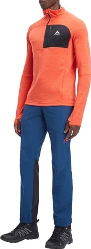 McKinley Herren Tampo T-Shirt, Melange/Red/Black NI, XL EU