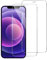 Opkiegrn 2 Pièces Verre Trempé pour iPhone 12 et iPhone 12 Pro, Anti-Rayures Film Protection écran,Ultra Résistant,Sans Bulles, Dureté 9H Glass Film Protection écran avec iPhone 12.