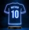 Football Shirt Game Sport Number Personalised Colour Change Lamp Night Light | Kids & Adults Night Lights With Name | Gift For Home, Bedroom & Room Décor