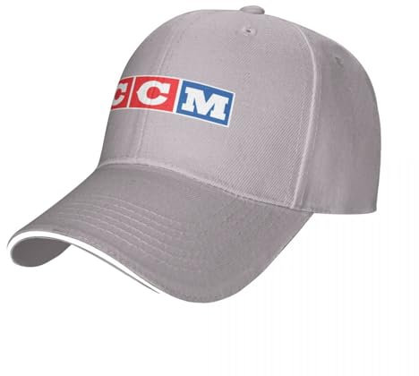 QFLLQLFF Basecap CCM Retro Eishockey Logo 2 Cap Baseball Cap Rave Bucket Hat Herren Cap Damen Geschenk