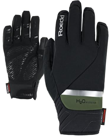 Roeckl Ranten 2 Winter Fahrrad Handschuhe lang schwarz/grün 2027: Größe: 9.5