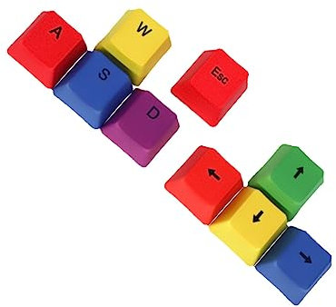 PHENOFICE Farbige Tastenkappen Für Computertastatur Tastaturschutz Oder Dekoration Langlebig Und Verschleißfest Für Büro Und Schule