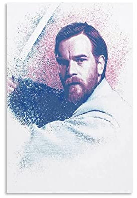 JINLIMAO Druck Auf Leinwand 30 * 50CM Senza Cornice Ewan McGregor Poster Decorazione Soggiorno Camera da letto Pittura
