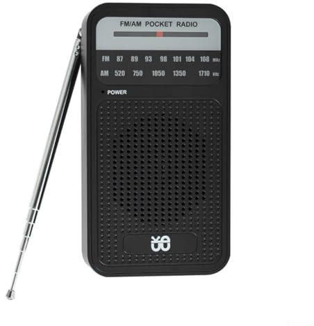 Tragbare DAB-Radios, digitales AM-FM-Taschenradio mit Lautsprecher, Kopfhörer geeignet für Innen- und Außenbereich