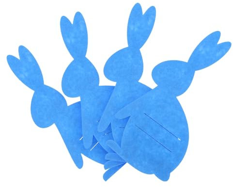 TOPPERFUN 4stücke Hasen-besteckhalter Bestecktasche Geschirr-utensilienhalter Besteckhalter Hasen-utensilienhalter Besteck Beutel Party-accessoire