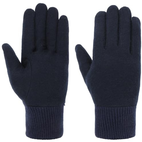 Bugatti Lenley Wollhandschuhe Handschuhe Fingerhandschuhe Herren - Herbst-Winter Winter - L dunkelblau
