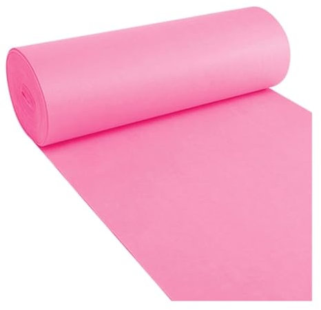 Tapis de couloir brossé rose – Pour couloirs, hôtels et scènes de mariage (1 x 12 m)