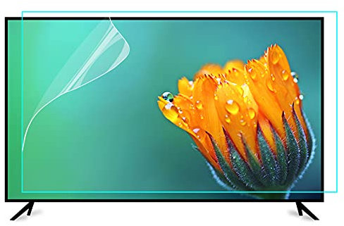MYXJX Protection d'écran TV, Protecteur d'écran TV, Film Mat antireflet Anti-Casse for téléviseur 40-75 Pouces, LCD LED OLED QLED(75 1682 * 966)