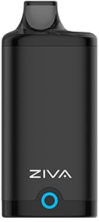 Yocan Ziva Smart Vaporizer Mod for Wax, Oil, Concentrates, 510 Thread Connection for upto 2g Cartridges, 650mAh, Variable Voltage, Aluminum Body, USB Type-C, LED Light indicator (No Nicotine)