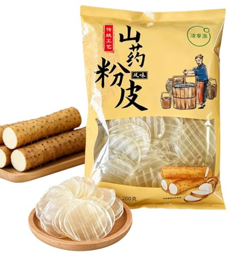 AOIRCE Chinese Yam Glass Noodles for Stir-Fries & Hot Pot, 2 x 200g