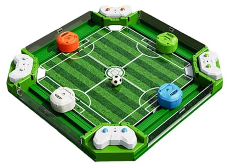 DEVNWIGMO Tabletop Games Remote Control Soccer Board Game Toy Interactive Table Football Crafted from PP Material Suitable for Party Indoor