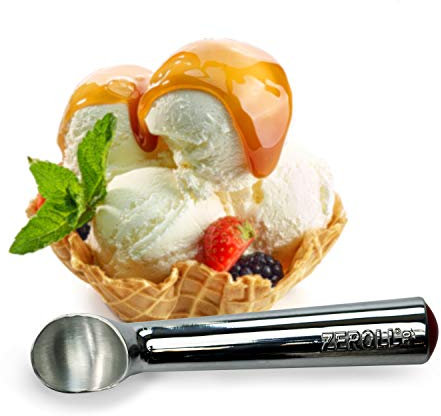 Zeroll Ice Cream Scoop - Size 30 Red Cap, Silver