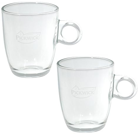 Pickwick Tee Glas, Teetasse, Tasse, Tee, Glas, big, 250 ml, 2er Pack