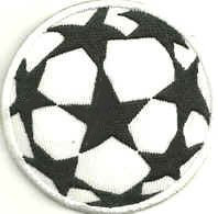 Aufnäher / Bügelbild, bestickt, Fußball-Motiv (Sterne)