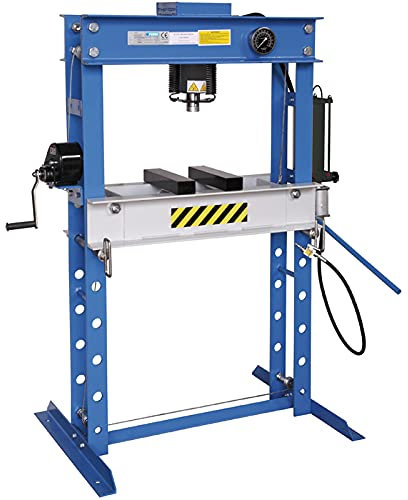 PRESSA PER OFFICINA AUTO MOTO IDRAULICA PNEUMATICA 45 TON. FERVI Art. P001/45