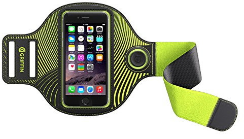 Griffin LightRunner Sportarmband Handyhülle mit LEDs für Smartphones bis 4.7 Gross - Noir