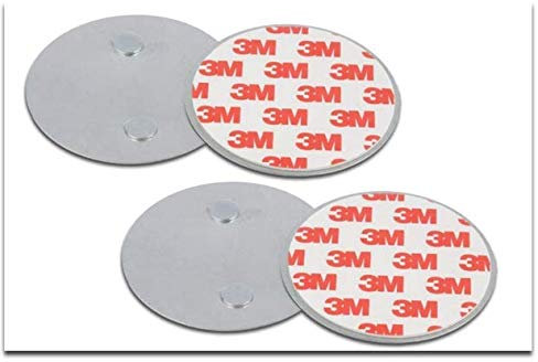 2x Magnethalterung 3M Klebepads für Rauchmelder, Brandmelder, Feuermelder, LED Spots uvm.